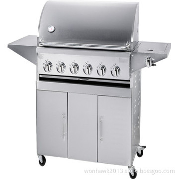 2014 Five Main Burner+One Side Burner Ss Barbecue Grill for Sale